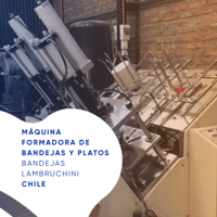 Máquina para platos y bandejas de cartón