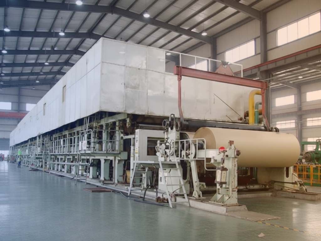 Máquina papelera jumbo kraft