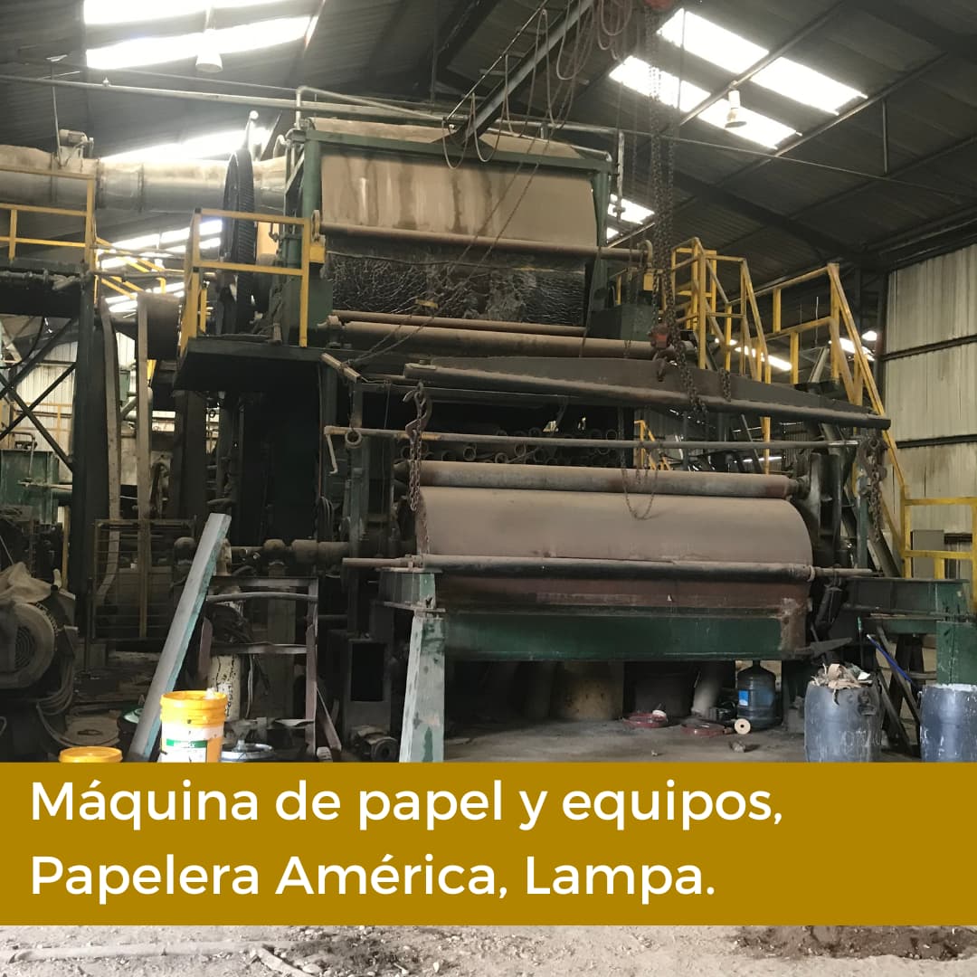 Máquina de papel, papelera américa