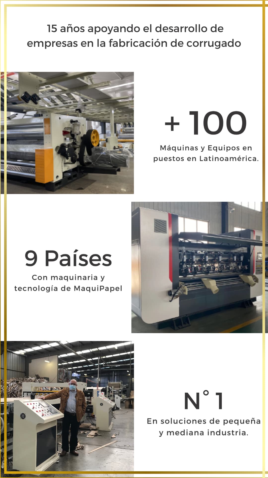 Cartón corrugado, corrugadora completa, línea para fabricar cartón corrugado