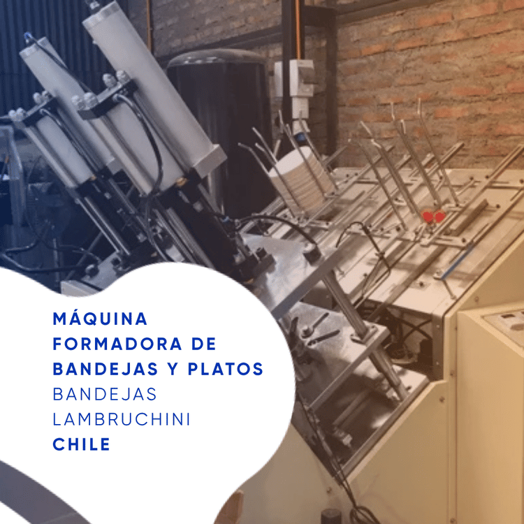 Máquina para platos y bandejas de cartón
