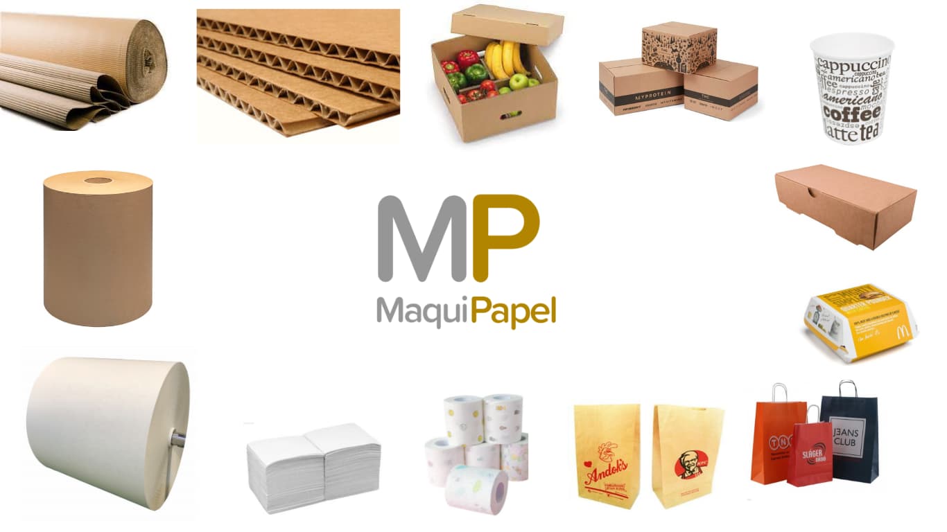 fabricación de cajas, vasos, envases, embalajes, papel, bolsas, cartón corrugado, sacos 